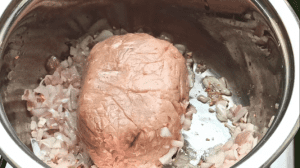Add the ground beef and stir fry as well