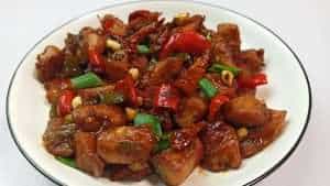 Turn off the heat after 2 minutes and your easy homemade Kung Pao Chicken recipe is ready. You can eat this with fried rice or cooked white rice.