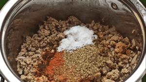 Add more seasonings to the chili recipe