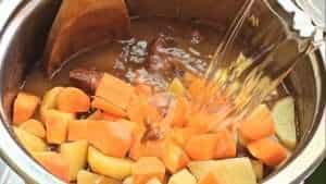 Add some water to the stew and cook for another 40 minutes.