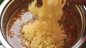 add the basmati rice