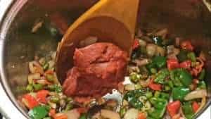 Add tomato paste