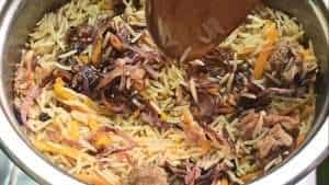 Add the fried onions