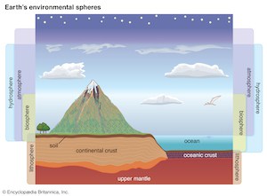 diagram of the biosphere