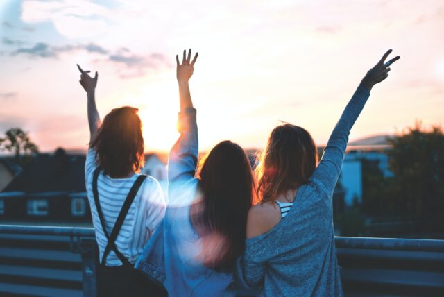Best Activities To Do With Your Friends 1 photo of three women lifting there hands